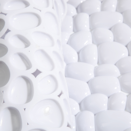 Αντιολισθητικό ταπέτο 3D STONES Λευκό