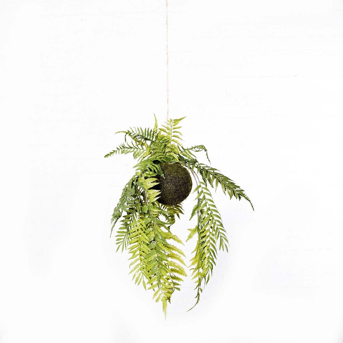 Supergreens Τεχνητή Κρεμαστή Ρίζα Φτέρη \"Dryopteris\" Πράσινη 76 εκ.