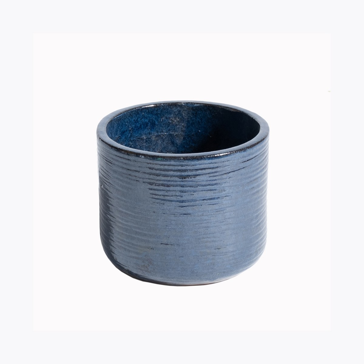 Supergreens Κασπώ Κεραμικό \"Pearl Blue\" Μπλε 24x24x20 εκ.