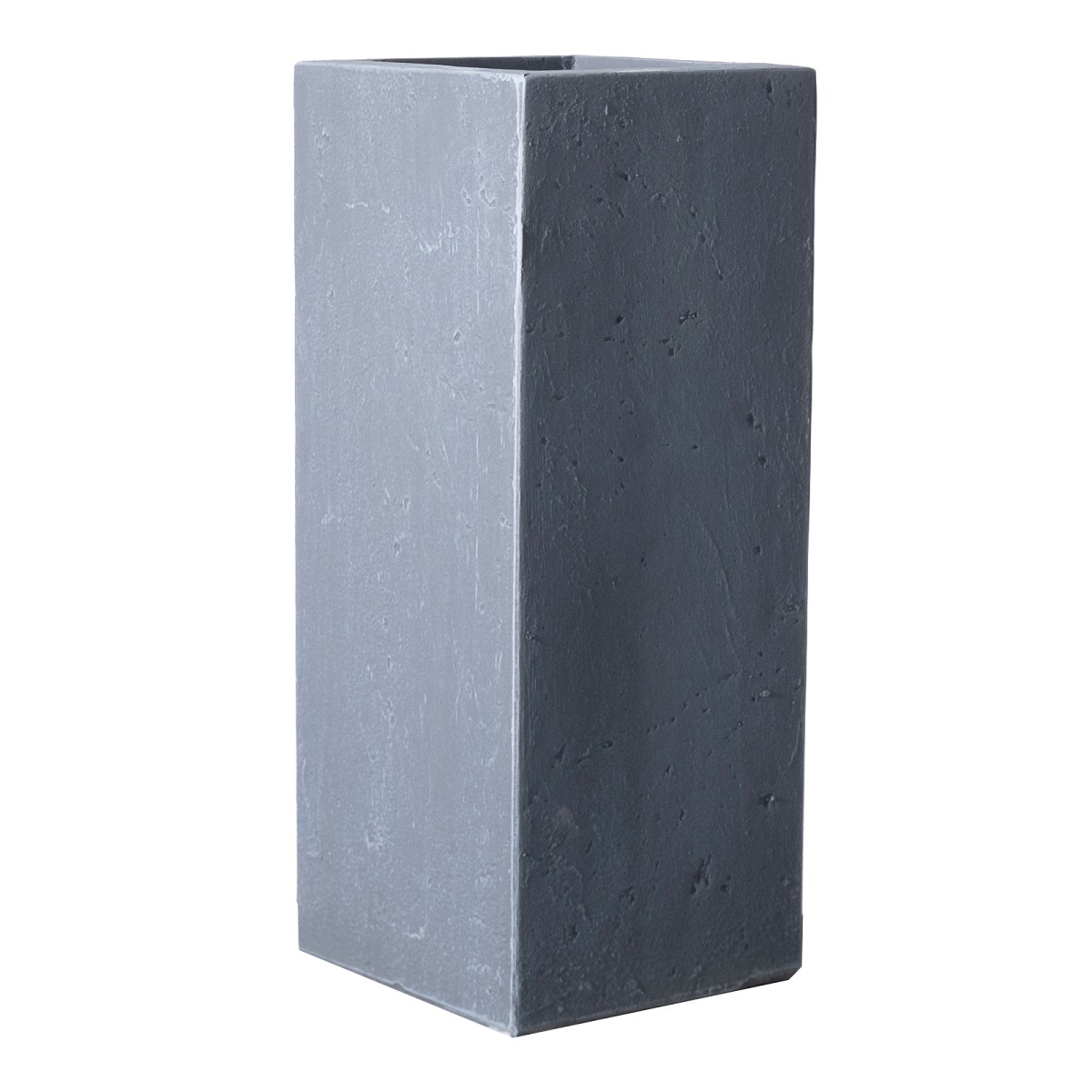 Supergreens Γλάστρα Πήλινη \"Solid\" Γκρι XL 41x41x80 εκ.