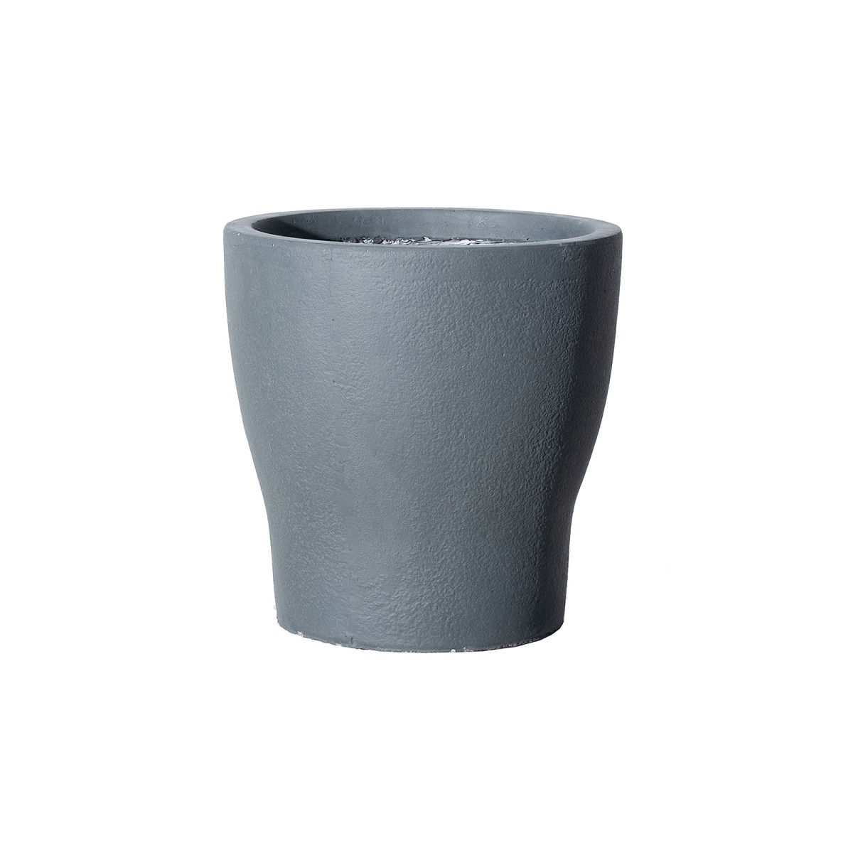 Supergreens Γλάστρα Πήλινη \"Industrial\" Γκρι S 27x27x27 εκ.