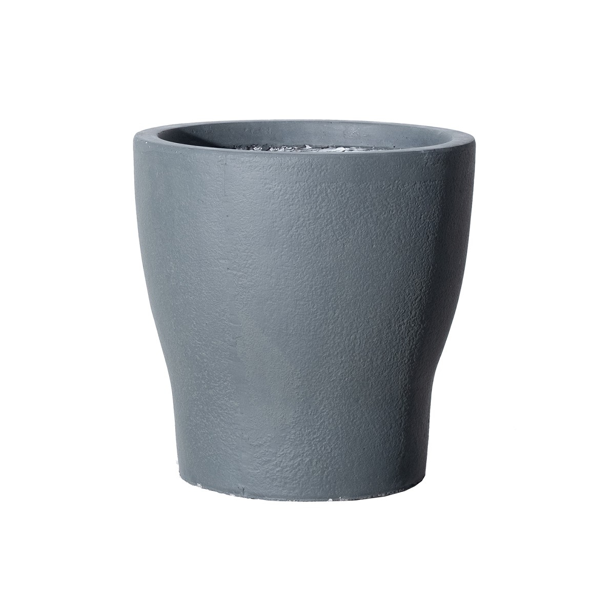 Supergreens Γλάστρα Πήλινη \"Industrial\" Γκρι M 34x34x34 εκ.