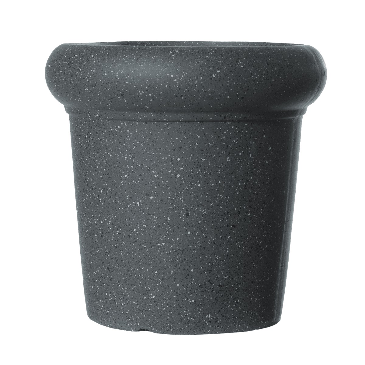 Supergreens Γλάστρα Πήλινη με Γείσο \"Spot\" Γκρι L 48x48x48 εκ.