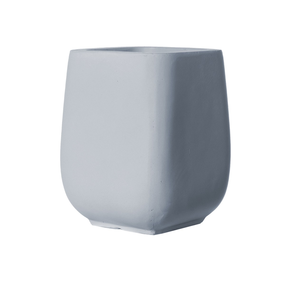 Supergreens Γλάστρα Πήλινη Κάθετη \"Regal\" Γκρι L 42x42x50 εκ.