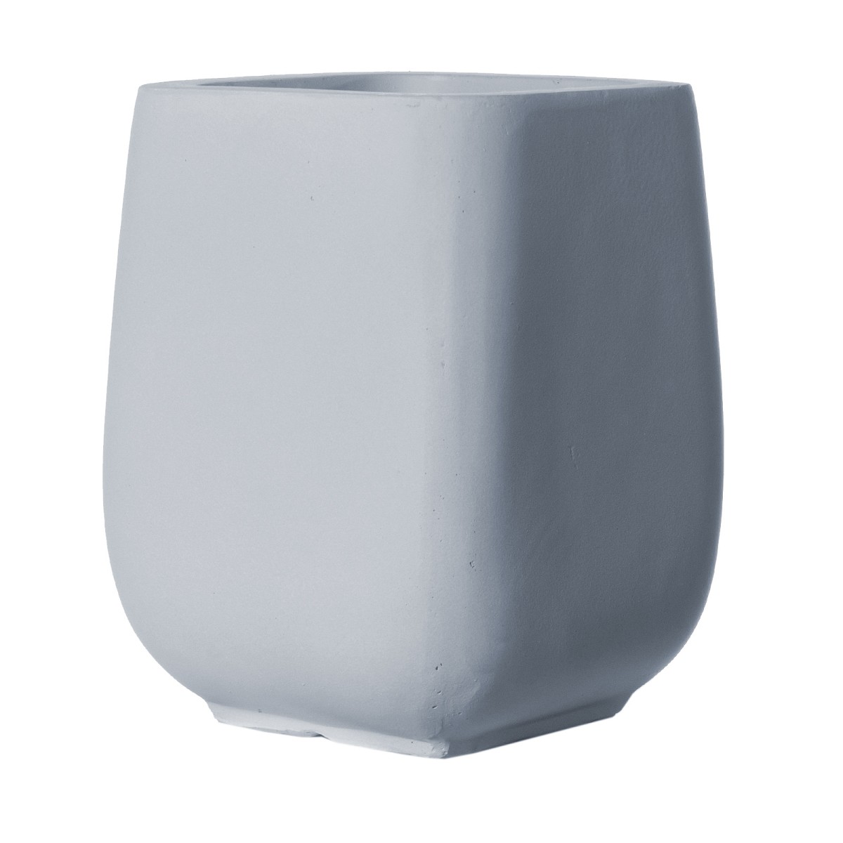 Supergreens Γλάστρα Πήλινη Κάθετη \"Regal\" Γκρι XL 55x55x66 εκ.