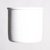 Supergreens Κασπώ Τερακότα "Momo" Λευκό 28x28x25 εκ.