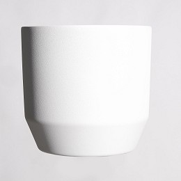 Supergreens Κασπώ Κεραμικό "Nola" Στρογγυλό Λευκό 27x27x25.5 εκ.