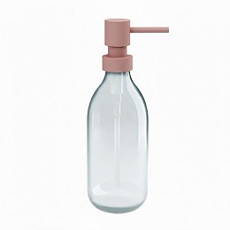 Dispenser (300ml) - Matt Dusty Pink, Pam & Co, Ø6.5 x H20 (cm), 79-304