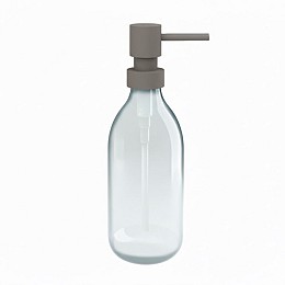 Dispenser (300ml) - Matt Concrete Grey, Pam & Co, Ø6.5 x H20 (cm), 79-163