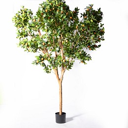 Supergreens Τεχνητό Δέντρο Πορτοκαλιά ''Natural'' Πορτοκαλί 280 εκ.