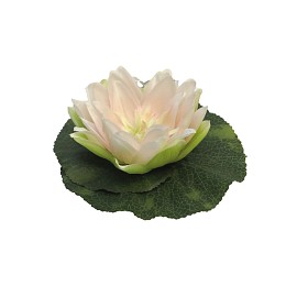 Supergreens Τεχνητό Φυτό Νούφαρο Επιπλέον Λευκό 18 εκ.
