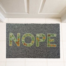 ΠΑΤΑΚΙ ΕΙΣΟΔΟΥ NOPE ΓΚΡΙ 40X60