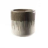 Supergreens Κασπώ Κεραμικό Στρογγυλό "Lars" Καφέ 29x29 εκ.