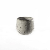 Supergreens Κασπώ Τερακότα Στρογγυλό "Linn" Off White 17.5x15 εκ.