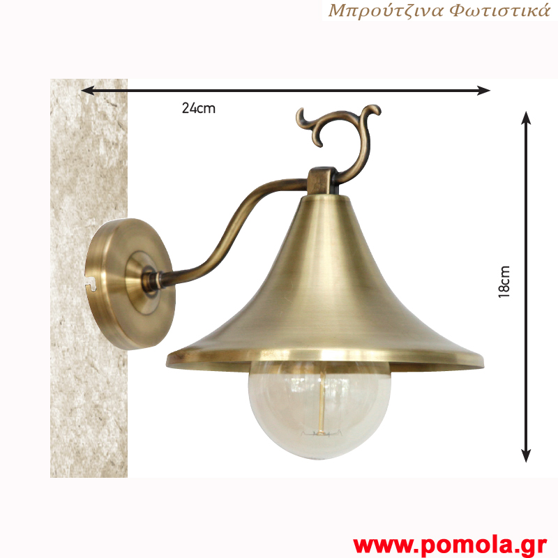 Φαναρια Φωτιστικα και χελωνες Εξωτερικου χωρου Ορειχαλκινα Μπρουτζινα