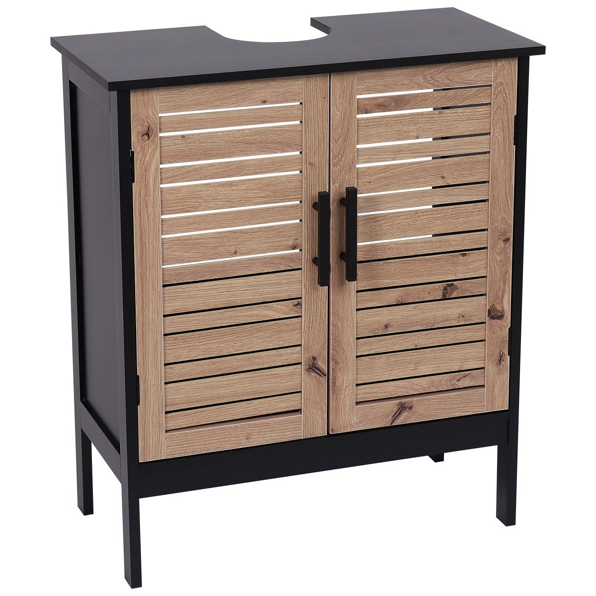 Έπιπλο Μπάνιου  mdf με 2 Ντουλάπια, 1 Ράφι στο εσωτερικό