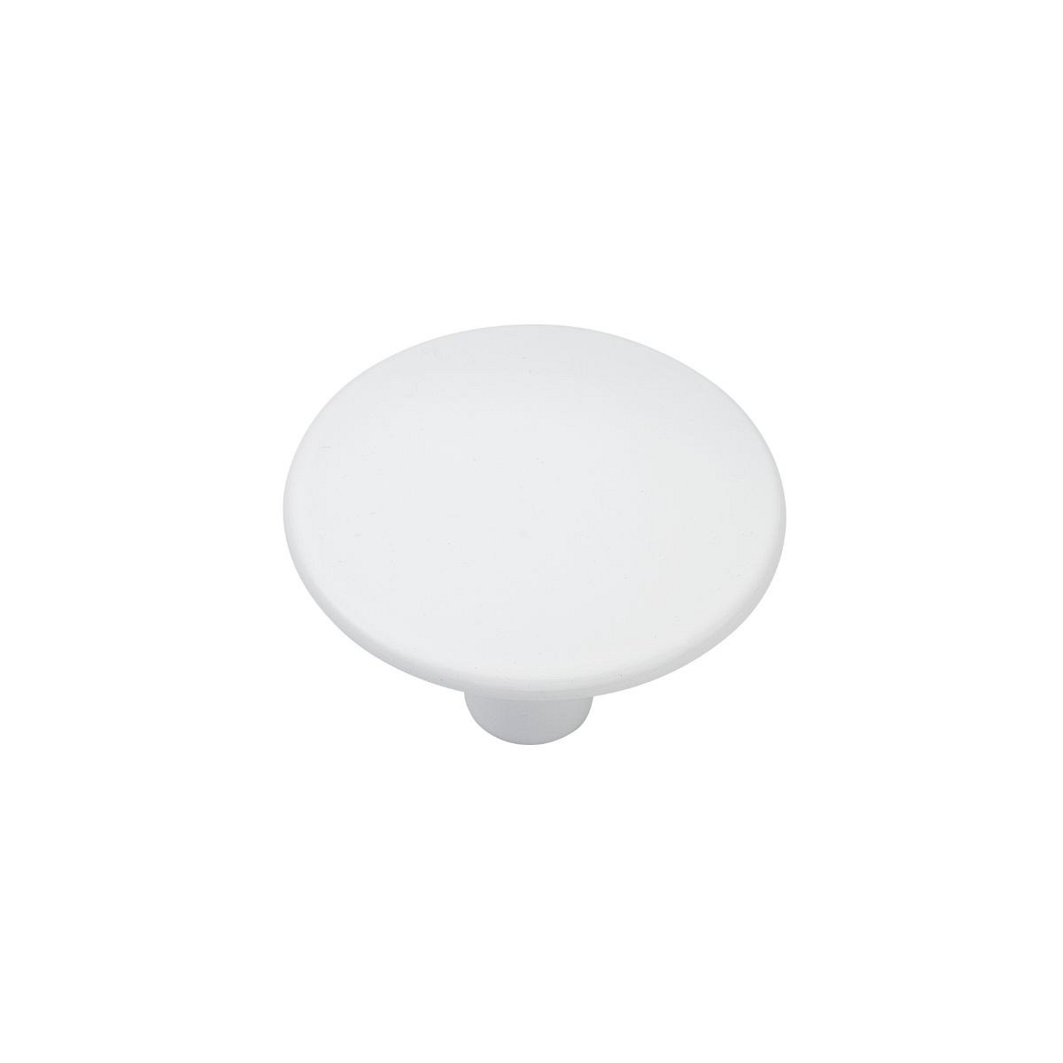 Roline 693 Πόμολο Eπίπλου από Ζάμακ Λευκό Φ34mm