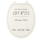 Κάλυμμα λεκάνης mdf με πλαστικούς μεντεσέδες Eurocasa