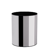 Καλάθι Γραφείου / Δωματίου 15 Lit - Inox, Pam & Co, Ø25 x H30 (cm), 2530-001