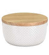 Θήκη για Βαμβάκι Dotty Από Κεραμικό 13,3x8,5 εκ