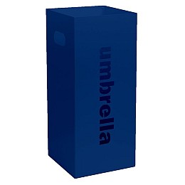 Ομπρελοθήκη Τετράγωνη - Matt Navy Blue, Pam & Co, W22 x D22 x H50 (cm), 24-203
