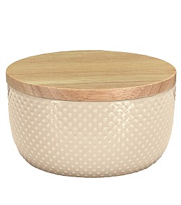Θήκη για Βαμβάκι Dotty Από Κεραμικό 13,3x8,5 εκ