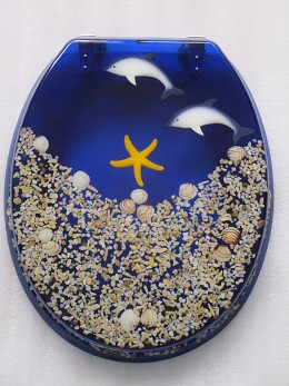 Κάλυμμα λεκάνης polyresin 36x43 cm