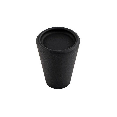 Roline 676 Πόμολο Επίπλου από Ζάμακ Μαύρο Ματ Φ19mm