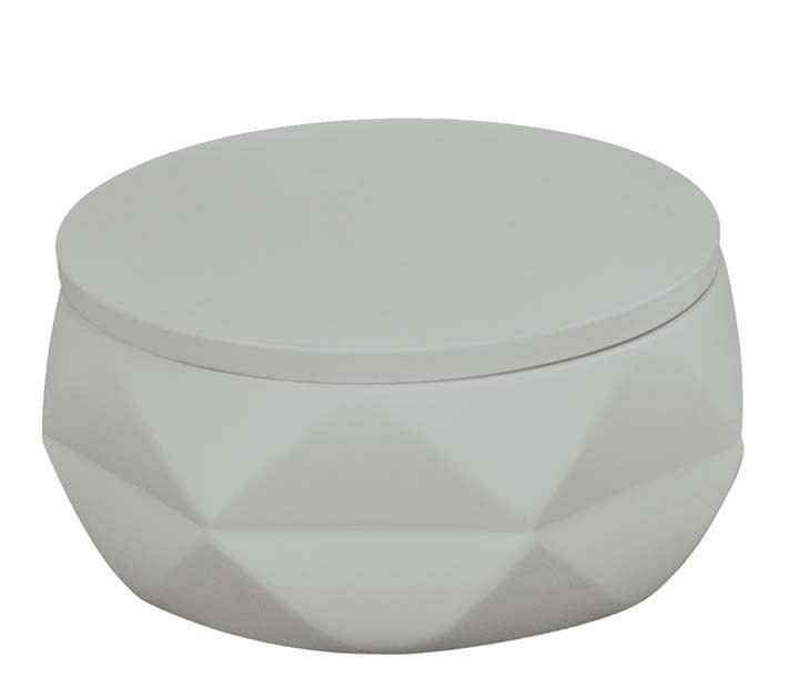 Θήκη για Βαμβάκι Crackle Jar Από Πολυρεσίνη 10,5x6,0 εκ