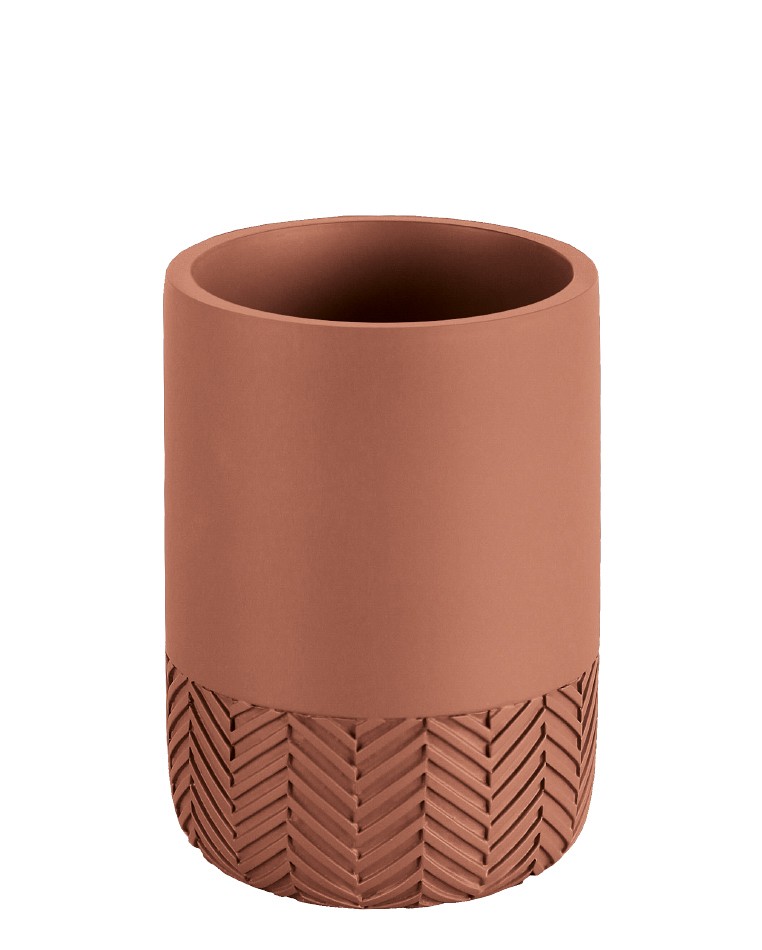 Ποτήρι Herringbone Από Πολυρεσίνη 7x10 εκ