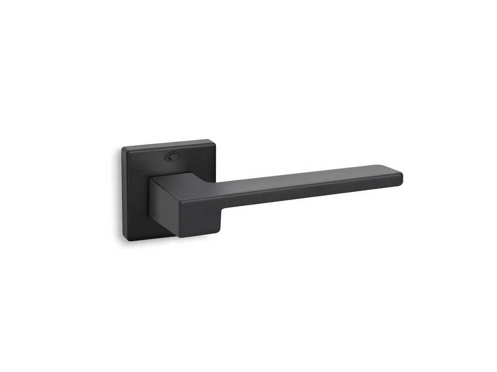 ΧΕΙΡΟΛΑΒΗ ΡΟΖΕΤΑ ΜΠΑΝΙΟΥ   Καρε 6mm Ματ Μαύρο