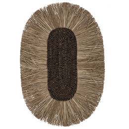 ΔΙΑΚΟΣΜΗΤΙΚΟ ΤΟΙΧΟΥ ΟΒΑΛ ΑΠΟ GRASS ΚΑΙ ΙΝΕΣ ΑΜΠΑΚΑ ΣΕ ΧΡΩΜΑ ΦΥΣΙΚΟ 60x5x90Yεκ.HM7795