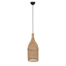 ΦΩΤΙΣΤΙΚΟ ΟΡΟΦΗΣ CARBOY HM7884 ΚΡΕΜΑΣΤΟ ΑΠΟ RATTAN ΣΕ ΦΥΣΙΚΟ ΧΡΩΜΑ Φ28x163,5Yεκ.