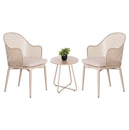 ΣΕΤ LOUNGE 3TMX ΕΞ.ΧΩΡΟΥ OREGO HM21107.03 ΑΛΟΥΜΙΝΙΟ & ΜΕΤΑΛΛΟ ΣΕ ΚΑΠΟΥΤΣΙΝΟ