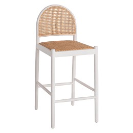 ΣΚΑΜΠΟ ΑΠΟ ΟΞΙΑ-RATTAN ΑΨΙΔΑ ΠΛΑΤΗ ΛΕΥΚΟ HM9408.03 47x46x100 εκ.
