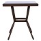 ΤΡΑΠΕΖΙ ΑΛΟΥΜΙΝΙΟΥ HARLOW 70X70X76 BAMBOO LOOK HM5568.01 ΛΕΥΚΗ ΠΑΤΙΝΑ ΜΕ ΓΥΑΛΙ