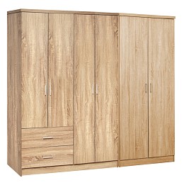 ΝΤΟΥΛΑΠΑ 6ΦΥΛΛΗ BLAKELY HM21235.02 ΜΕΛΑΜΙΝΗ ΧΡΩΜΑ SONAMA 201x43x181Υεκ