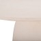 ΤΡΑΠΕΖΙ ΤΡΑΠΕΖΑΡΙΑΣ ΣΤΡΟΓΓΥΛΟ SEPPO HM18154.02 FIBER CEMENT ΛΕΥΚΟ--Φ119,5x75,5Υεκ.
