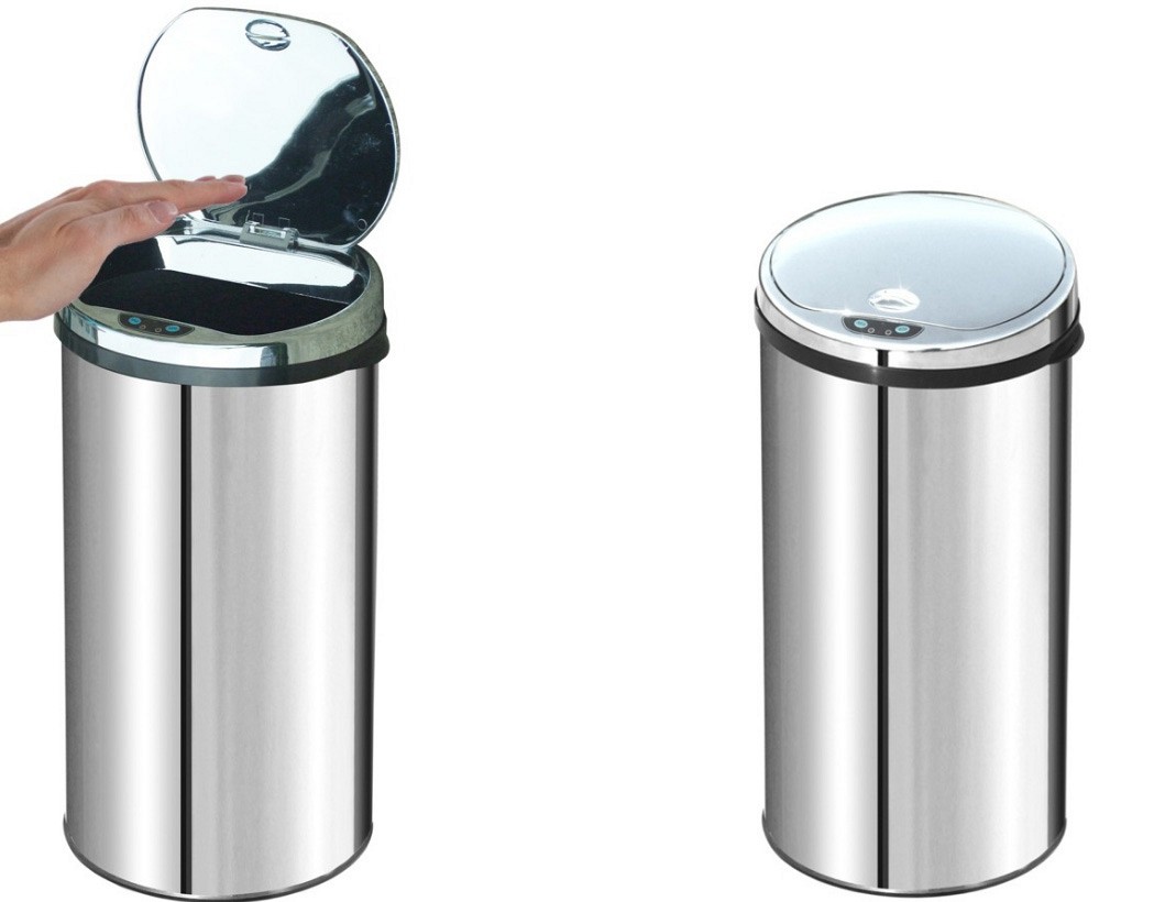 Αυτόματος μεταλλικός κάδος 30 lt