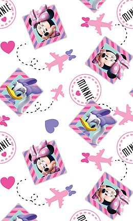 009 Κουρτινα Με Εκτυπωση DISNEY Με Το Μετρο voile