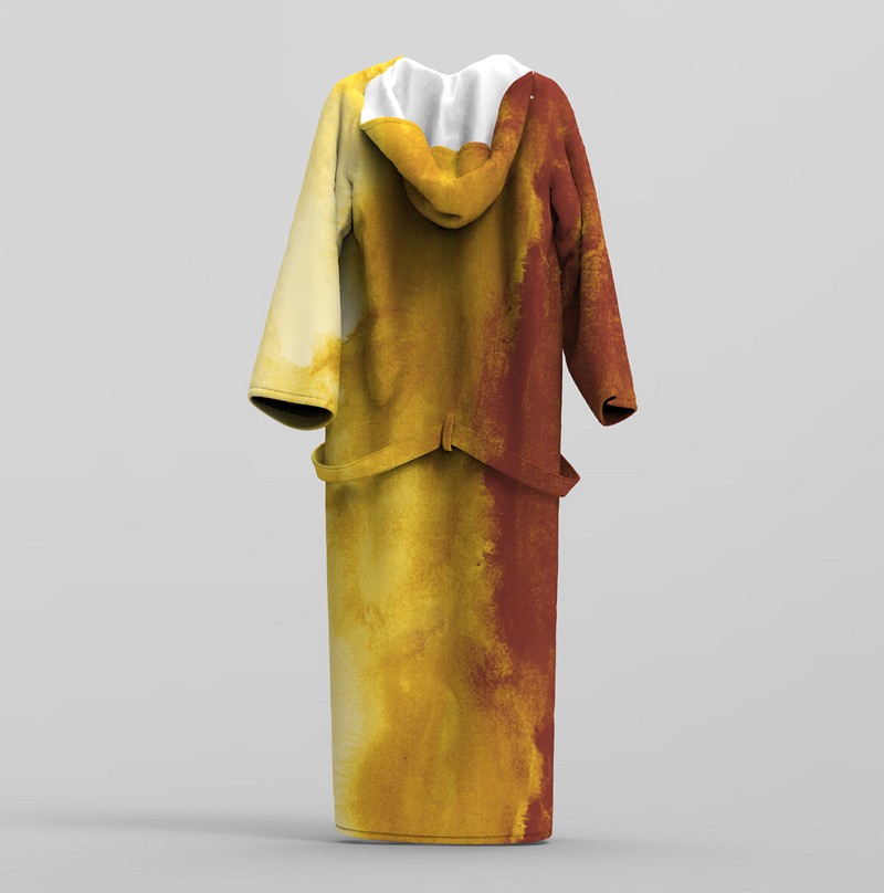 058 Μπουρνουζι Με Εκτυπωση