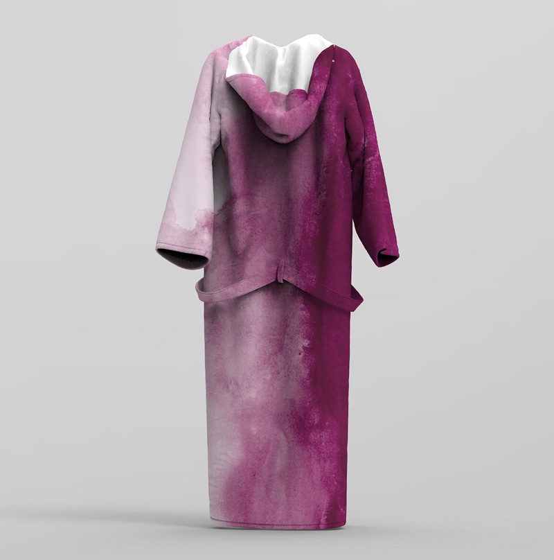 059 Μπουρνουζι Με Εκτυπωση