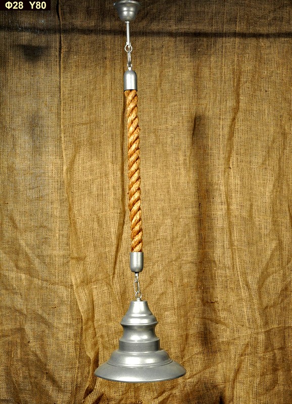 027 Φωτιστικα Rope and Metal