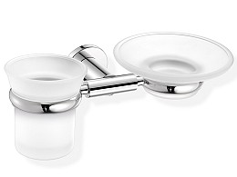 Ποτηροθηκη και σαπουνοθηκη τοιχου