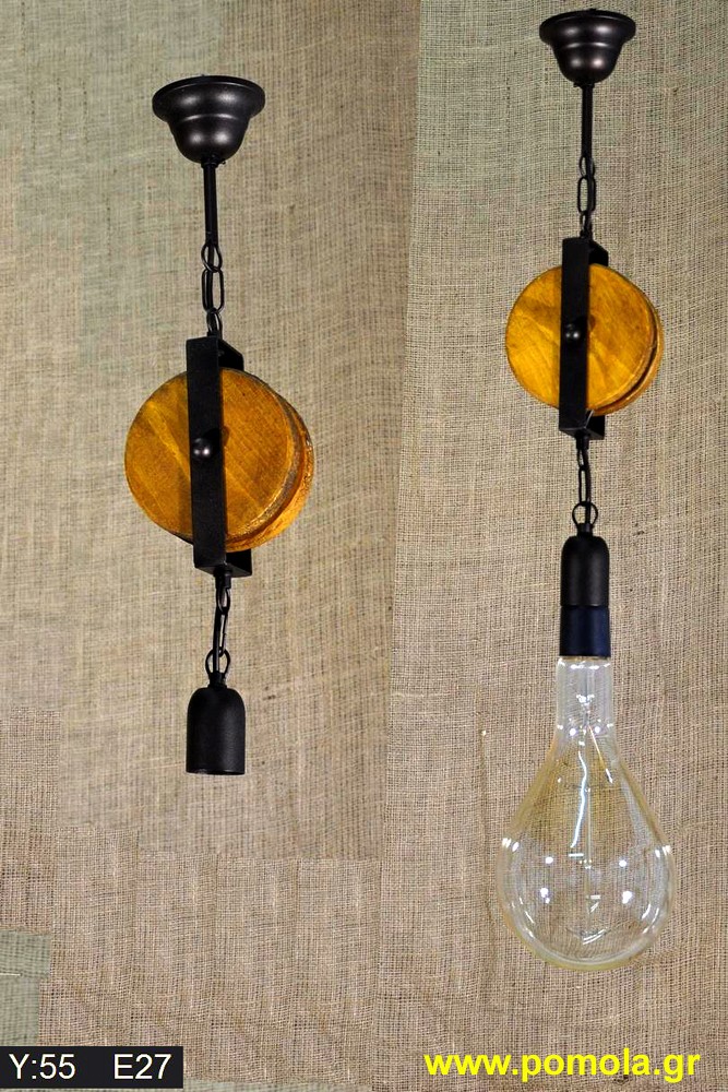 090 Φωτιστικα Rope and Metal