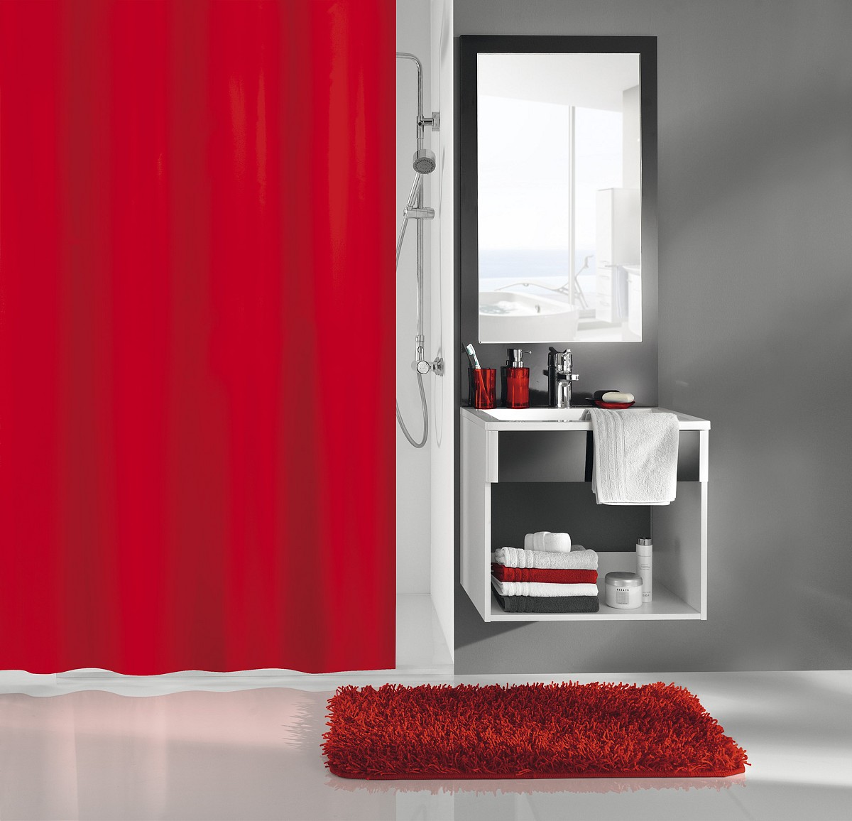 286 te Κουρτίνα μπάνιου