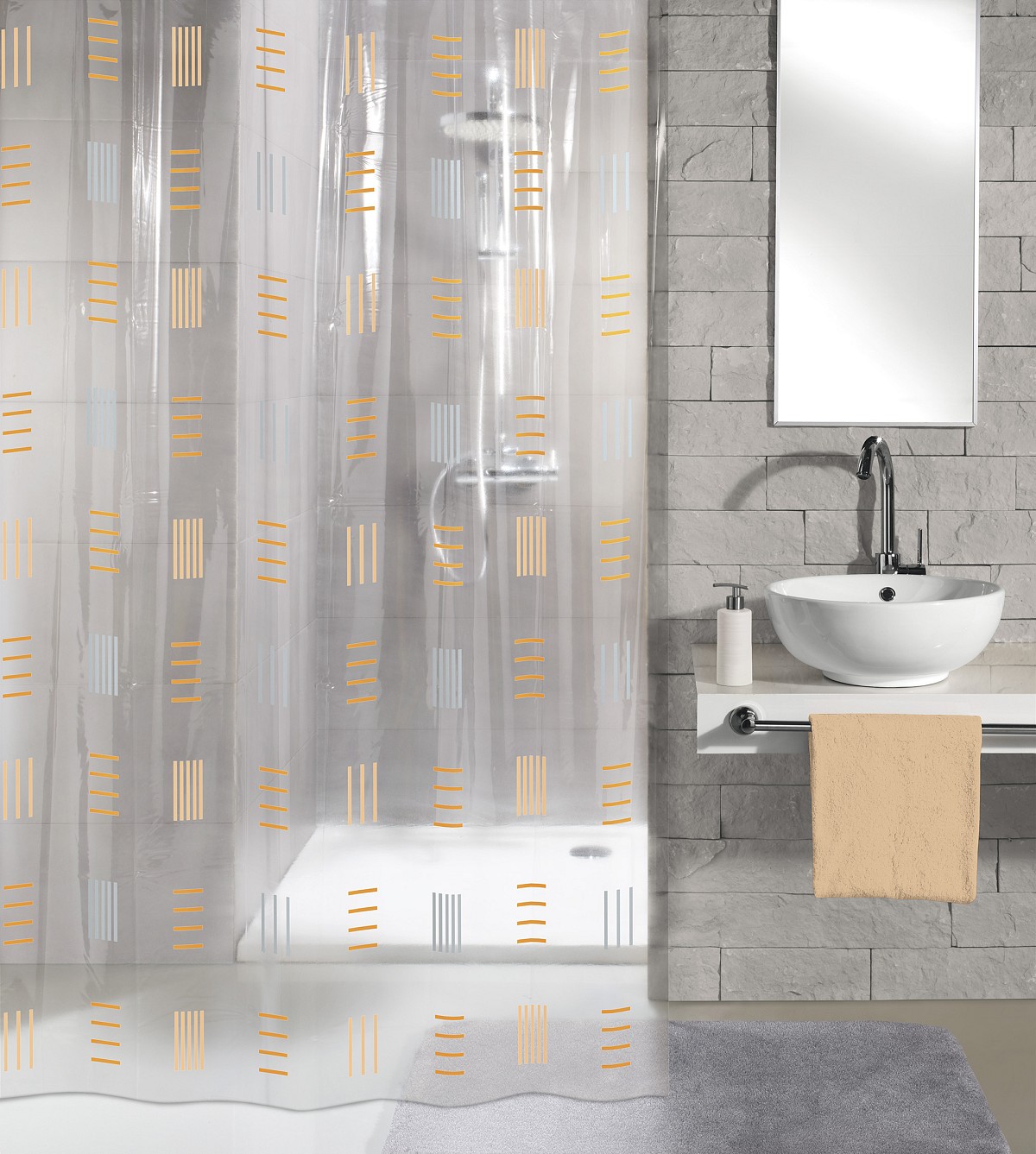 204 te κουρτίνα μπάνιου