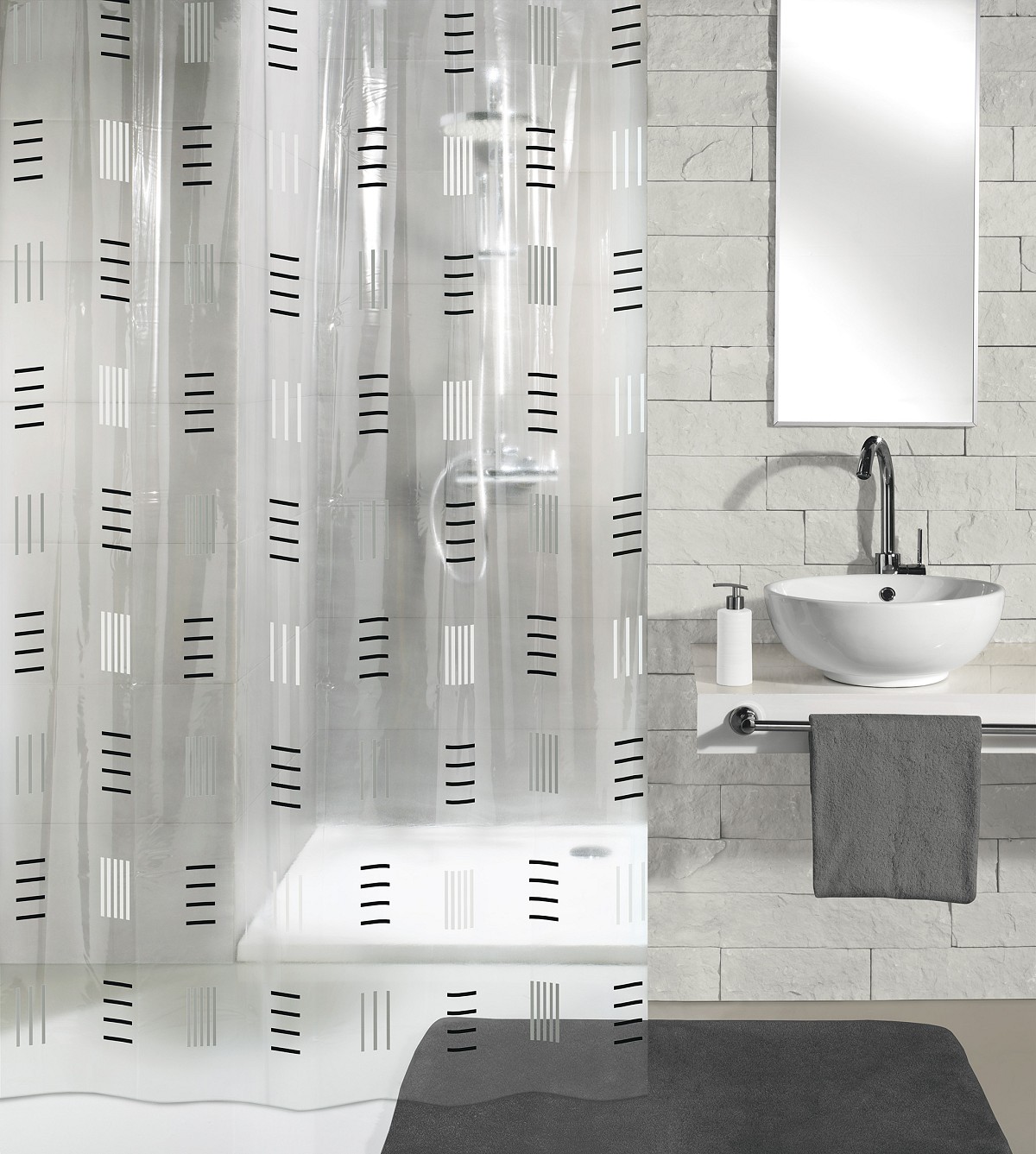 205 te κουρτίνα μπάνιου