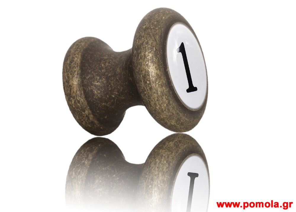 059 Πομολο ΕξωΠορτας Εισοδου και Ασανσερ BELLE EPOQUE Μπρονζε