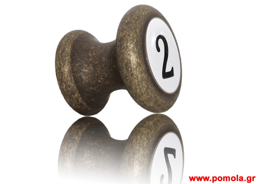 060 Πομολο ΕξωΠορτας Εισοδου και Ασανσερ BELLE EPOQUE Μπρονζε